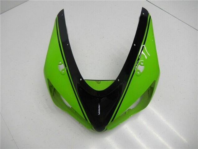 Carenados Moto Kawasaki ZX6R 2005-2006 - Verde Negro Brillante