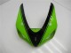 Carenados Moto Kawasaki ZX6R 2005-2006 - Verde Negro Brillante