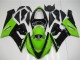 Carenados Moto Kawasaki ZX6R 2005-2006 - Verde Negro Brillante