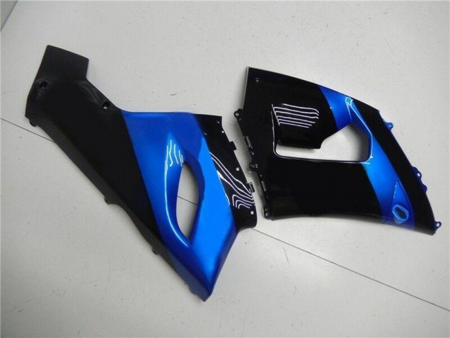 Kits Carenados Moto Kawasaki ZX6R 2005-2006 - Azul Negro Brillante