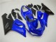Carenado Moto Kawasaki ZX6R 2005-2006 - Azul Negro Mate