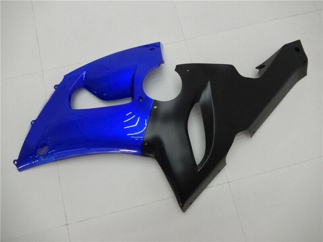 Carenado Moto Kawasaki ZX6R 2005-2006 - Azul Negro Mate