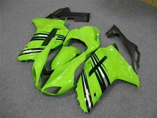 Kits Carenados Moto Kawasaki ZX6R 2007-2008 - Verde Negro