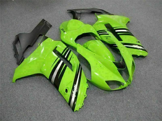 Kits Carenados Moto Kawasaki ZX6R 2007-2008 - Verde Negro