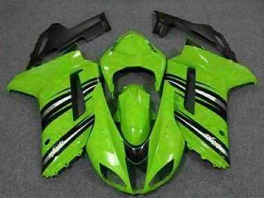Kits Carenados Moto Kawasaki ZX6R 2007-2008 - Verde Negro
