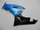 Carenado Moto Kawasaki ZX6R 2009-2012 - Azul Claro Negro Brillante