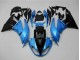 Carenado Moto Kawasaki ZX6R 2009-2012 - Azul Claro Negro Brillante