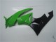 Kits Carenados Moto Kawasaki ZX6R 2009-2012 - Verde Negro Brillante