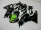 Carenado Moto Kawasaki ZX6R 2009-2012 - Negro Brillante Verde