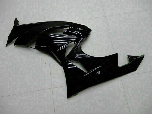 Carenado Moto Kawasaki ZX6R 2009-2012 - Negro Brillante Verde