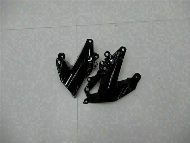 Carenado Moto Kawasaki ZX6R 2009-2012 - Negro Brillante Verde