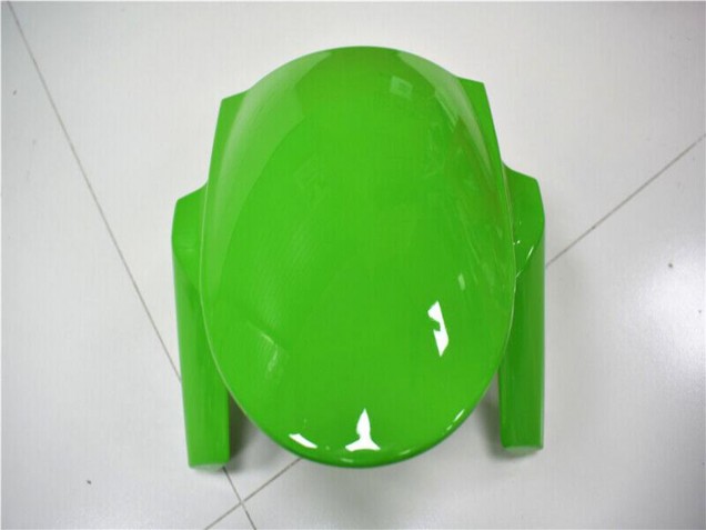 Carenado Moto Kawasaki ZX6R 2013-2018 - Verde Blanco Negro Brillante