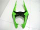 Carenado Moto Kawasaki ZX6R 2013-2018 - Verde Blanco Negro Brillante