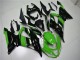 Carenados Moto Kawasaki ZX6R 2013-2018 - Verde Negro Brillante