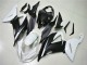 Carenado ABS Kawasaki ZX6R 2013-2018 - Blanco Negro Mate