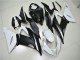 Carenado ABS Kawasaki ZX6R 2013-2018 - Blanco Negro Mate