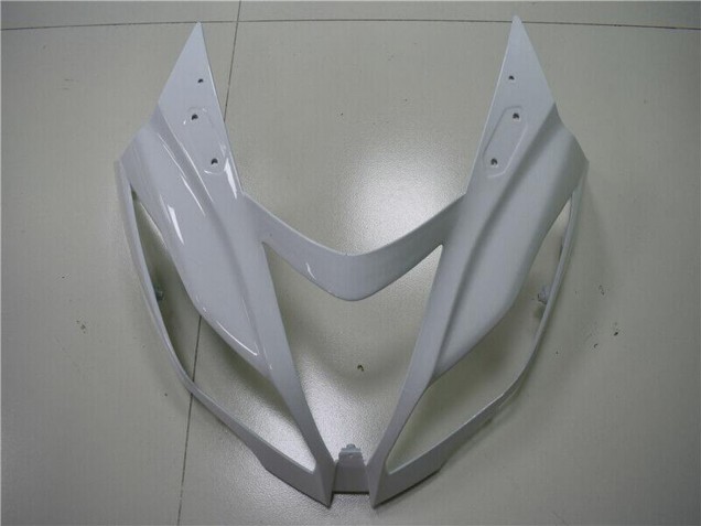 Carenado ABS Kawasaki ZX6R 2013-2018 - Blanco Negro Mate