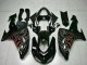 Kits Carenados Moto Kawasaki ZX10R 2006-2007 - Negro Brillante Rojo Llama