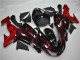 Carenados Moto Kawasaki ZX10R 2006-2007 - Negro Brillante Rojo Llama