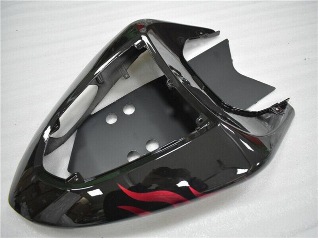 Carenados Moto Kawasaki ZX10R 2006-2007 - Negro Brillante Rojo Llama