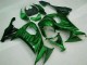 Carenado Moto Kawasaki ZX10R 2008-2010 - Negro Brillante Verde Llama