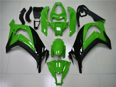 Carenados Moto Kawasaki ZX10R 2011-2015 - Verde Negro Brillante