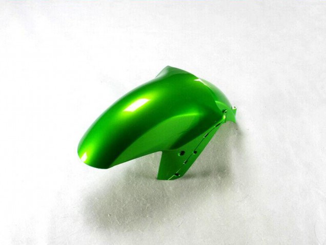 Carenados Moto Kawasaki ZX14R ZZR1400 2012-2024 - Verde Negro Brillante
