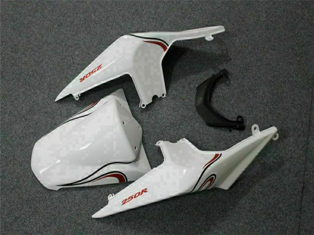 Carenado Moto Kawasaki EX250 2008-2012 - Blanco Rojo