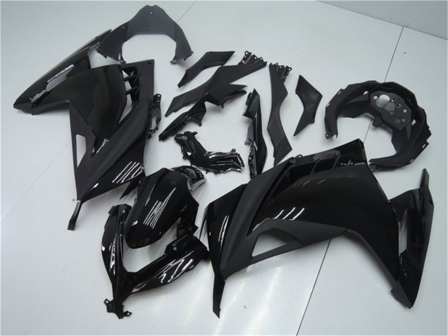 Carenado Moto Kawasaki Ninja 300 EX300R 2013-2024 - Negro Brillante Negro Mate