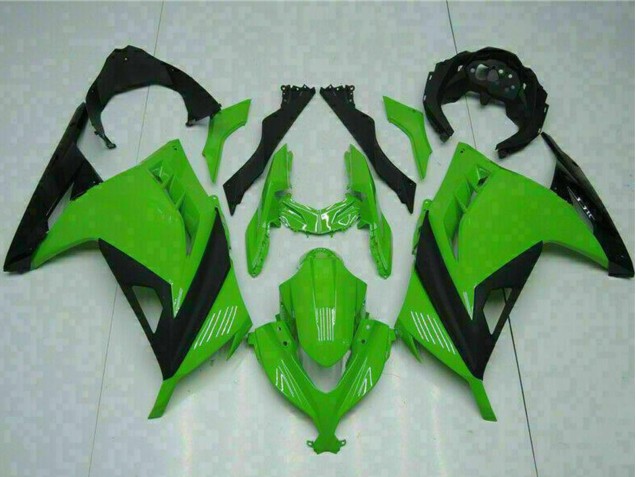 Carenado Moto Kawasaki Ninja 300 EX300R 2013-2024 - Verde Negro