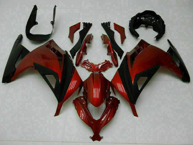 Carenado Moto Kawasaki Ninja 300 EX300R 2013-2024 - Rojo Negro