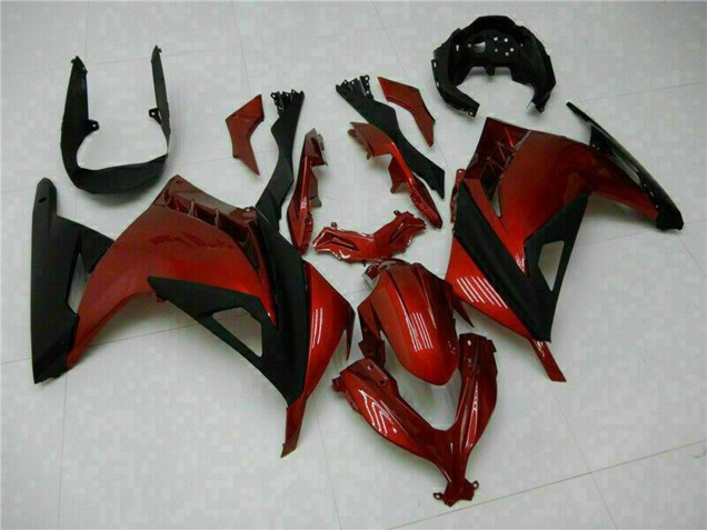 Carenado Moto Kawasaki Ninja 300 EX300R 2013-2024 - Rojo Negro