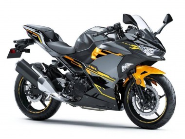 Carenado Moto Kawasaki EX400 2018-2024 - Negro Gris Naranja