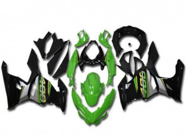 Carenado Moto Kawasaki EX400 2018-2024 - Verde Negro Gris