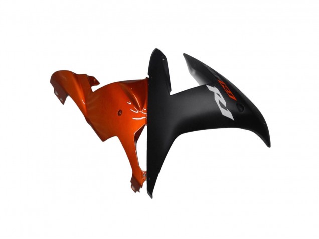 Carenado Moto Yamaha YZF R1 2002-2003 - Naranja Negro Mate