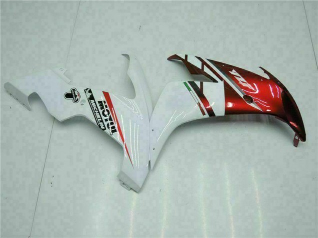 Carenado Moto Yamaha YZF R1 2004-2006 - Blanco Rojo Amarillo Motul 46