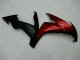 Carenado Moto Yamaha YZF R1 2004-2006 - Rojo Granate Negro Mate
