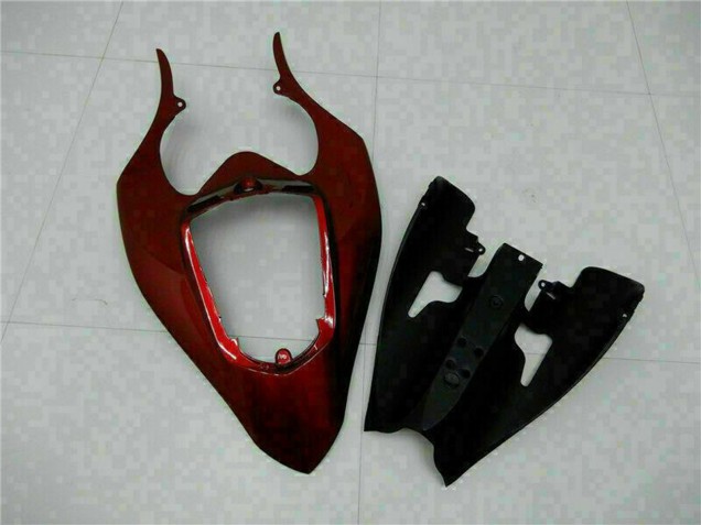 Carenado Moto Yamaha YZF R1 2004-2006 - Rojo Granate Negro Mate