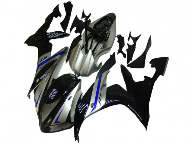 Carenado Moto Yamaha YZF R1 2004-2006 - Plata Azul Negro