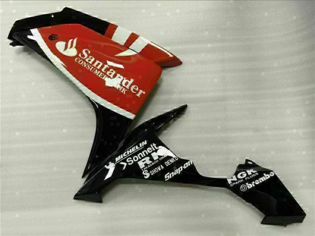 Carenado Moto Yamaha YZF R1 2007-2008 - Rojo Blanco Negro Fimer Santander 46