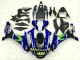Carenado Moto Yamaha YZF R1 2015-2019 - Azul Plata Negro Verde MoviStar