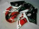 Carenados Moto Yamaha YZF R6 1998-2002 - Blanco Rojo Negro Brillante