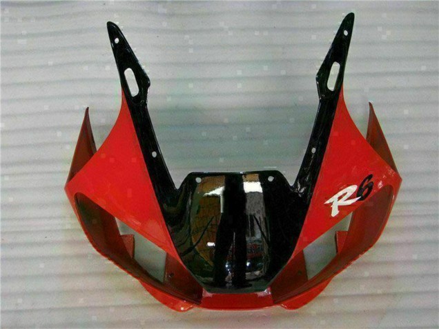 Carenados Moto Yamaha YZF R6 1998-2002 - Blanco Rojo Negro Brillante
