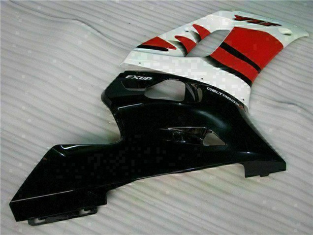 Carenados Moto Yamaha YZF R6 1998-2002 - Blanco Rojo Negro Brillante