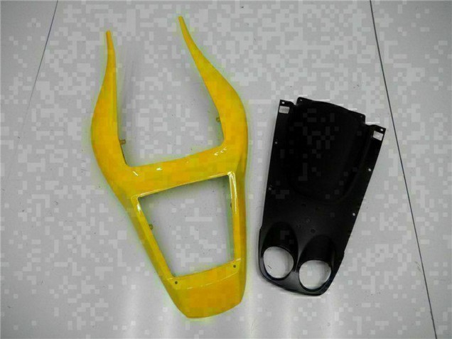 Carenado Moto Yamaha YZF R6 1998-2002 - Amarillo Azul Blanco Camello Motul