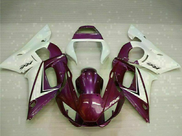 Carenado Moto Yamaha YZF R6 1998-2002 - Blanco Púrpura