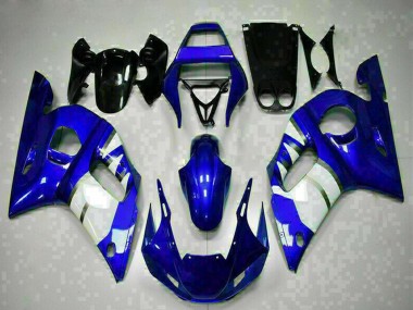 Carenado Moto Yamaha YZF R6 1998-2002 - Azul Blanco