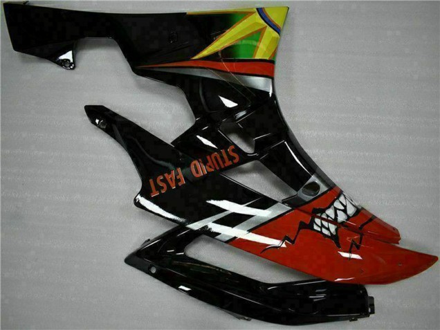 Carenado Moto Yamaha YZF R6 2006-2007 - Amarillo Azul Rojo Negro Brillante Tiburón