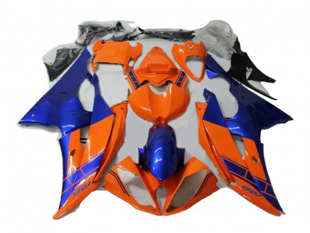 Carenado Moto Yamaha YZF R6 2008-2016 - Naranja Azul