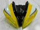 Carenado Moto Yamaha YZF R6 2008-2016 - Amarillo Blanco Negro Brillante